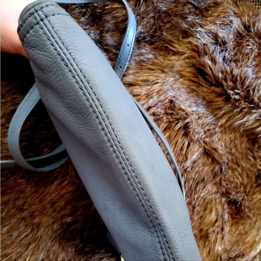 KATE SPADE JACKSON TRIPLE GUSSET CROSSBODY HERON GRAY BLUE - Picture 8 of 8